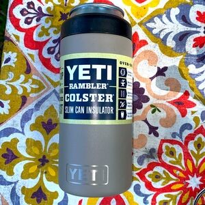 New YETI Rambler Colster Slim Can Insulator